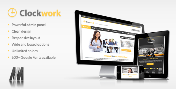 Download Clockwork WP – Responsive Business Theme Nulled 