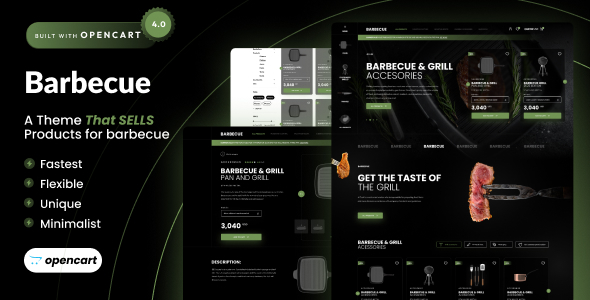 [Download] Barbecue – Grill eCommerce Template for Opencart 4 