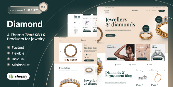 [Download] Diamond – Shopify 2.0 Jewelry Theme 