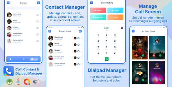 [Download] Contacts – My Photo Easy Phone Default Dialer – Color Call Screen – Flash (Admod & ironSource Ads) 