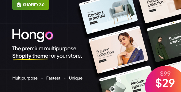 [Download] Hongo – Multipurpose Shopify Theme OS 2.0 