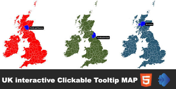 [Download] Interactive UK Clickable Map 