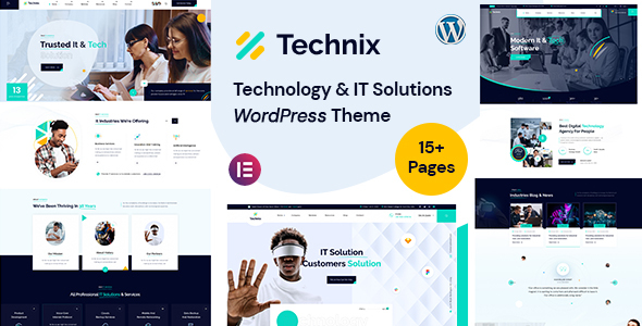 [Download] Technix – Technology & IT Solutions WordPress Theme 