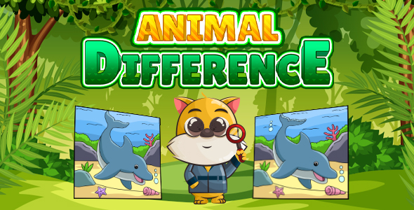 [Download] Animal Difference – HTML5 Game – Construct3 
