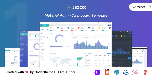 [Download] Jidox – Material Design Bootstrap UI Template 