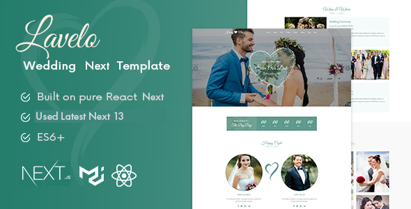 [Download] Lavelo – Wedding Next Js Template 