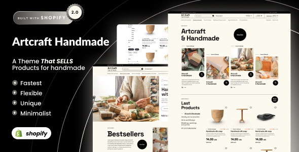 [Download] Art Craft Handmade – Shopify 2.0 Art Store Theme 
