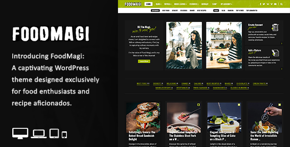 Nulled FoodMagi – Bookmark Cooking Recipes WordPress Theme free download