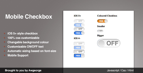 Download jQuery iOS Checkboxes Nulled 