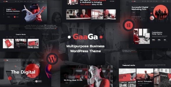 Nulled Gaaga – Business Consulting WordPress Theme free download