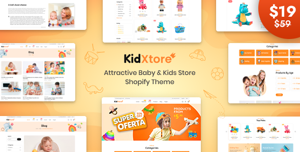 [Download] KidXtore – Baby Shop and Kids Store Shopify Theme 