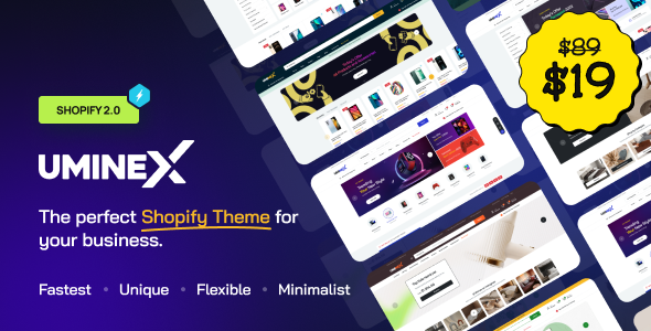 [Download] Uminex – Fastest Shopify 2.0 Theme 