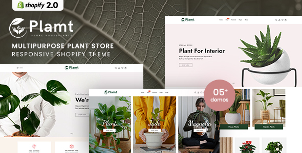 [Download] Plamt – MultiPurpose Plant Store Shopify 2.0 Theme 