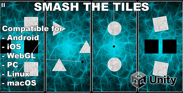 [Download] Smash The Tiles – Unity Hyper Casual Game For Android And iOS 