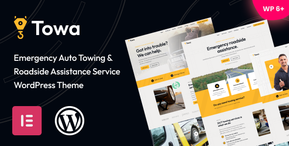 [Download] Towa – Emergency Auto Towing & Roadside Assistance Service WordPress Theme 