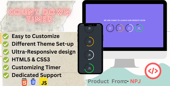 [Download] Countdown Time – website under construction / product launch 