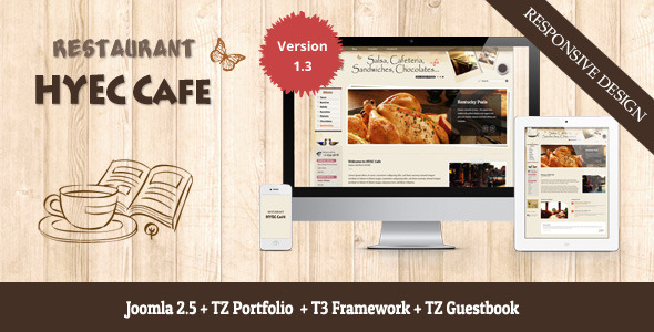 Download HYEC Cafe – Restaurant Joomla Template Nulled 