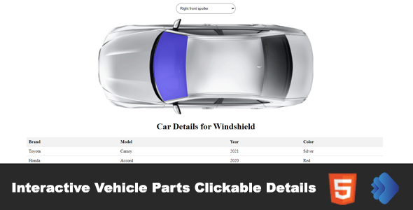 [Download] Interactive Vehicle Parts Clickable Details 