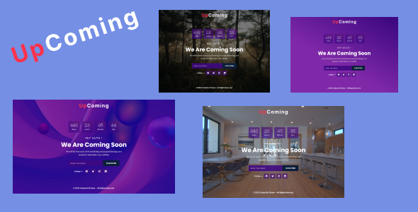 [Download] UpComing – Coming Soon HTML5 Template 
