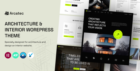 Nulled Arcatec – Architecture and Interior WordPress Theme free download