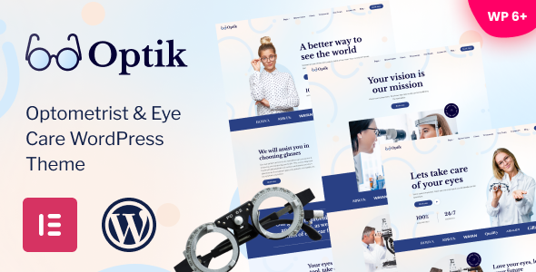 [Download] Optik – Optometrist & Eye Care WordPress Theme 