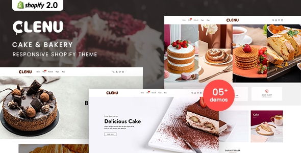 [Download] Clenu – Cake & Bakery Responsive Shopify 2.0 Theme 
