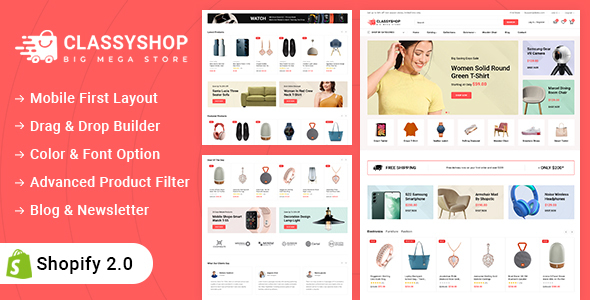 [Download] Classyshop – Multipurpose Shopify 2.0 Responsive Theme 
