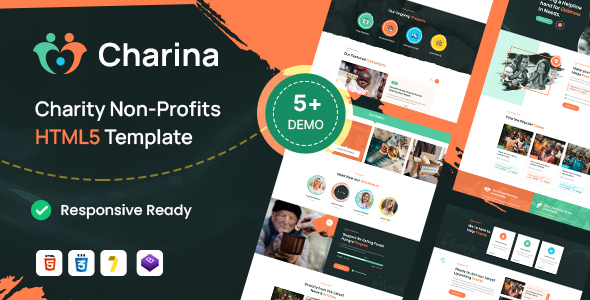[Download] Charina – Charity and Nonprofit HTML5 Template 