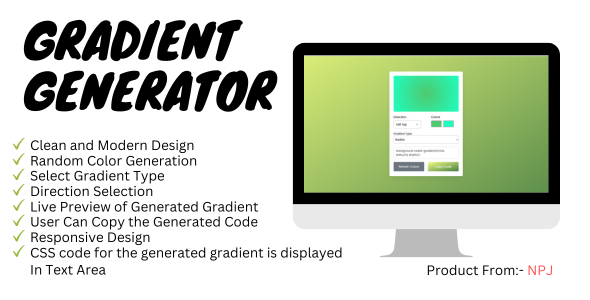 [Download] Gradient Generator (Gradient Color Generator) 