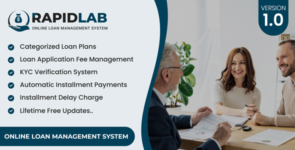 [Download] RapidLab – Online Loan Management System 