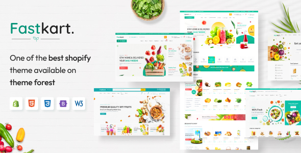 [Download] Fastkart Grocery Store eCommerce Shopify Theme 