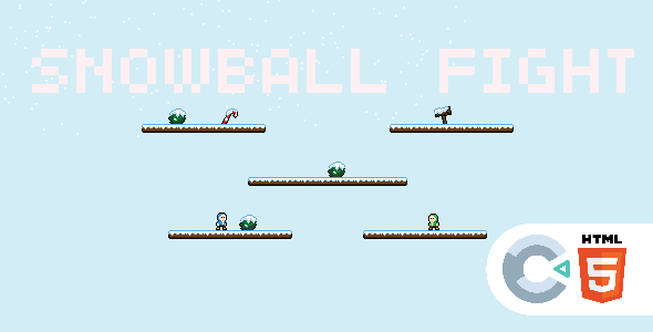 [Download] SnowBall Fight – HTML5 – Construct 3 