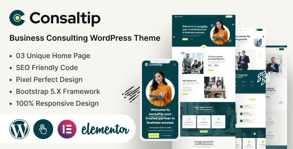 [Download] Consaltip – Business Consulting WordPress Theme 