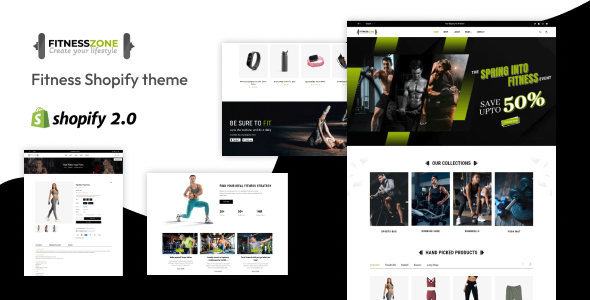 [Download] FitnessZone – Gym Equipments,Clothing Store Shopify Theme 