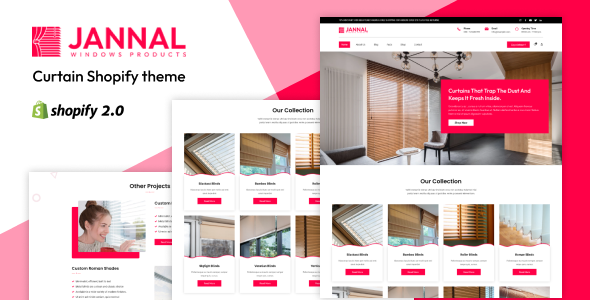 [Download] Jannal – Windows,Curtains & Blinds Store Shopify Theme 