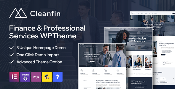 [Download] Cleanfin – Finance Consulting WordPress Theme 