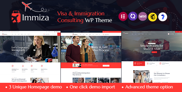 [Download] Immiza – Immigration Visa Consulting WordPress Theme 