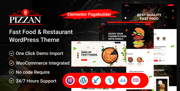 Nulled Pizzan – Fast Food and Restaurant WordPress Theme free download
