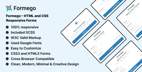 [Download] Formego – HTML and CSS Responsive Forms 