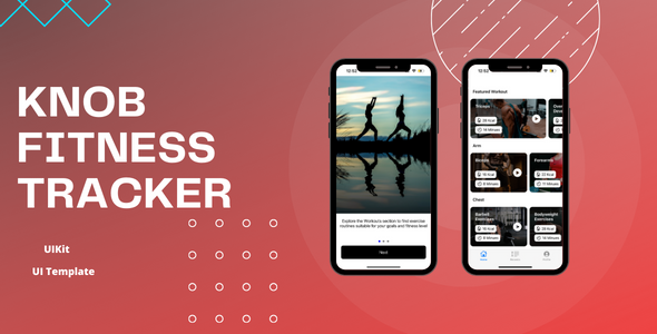 [Download] Knob – Fitness Tracker UI Template 