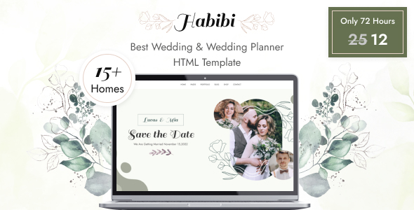 [Download] Habibi – Wedding & Wedding Planner HTML5 Template 