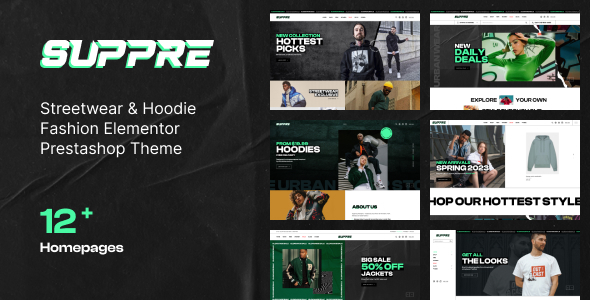 [Download] Leo Suppre – Streetwear & Hoodie Fashion Elementor Prestashop Theme 