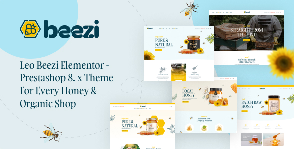 [Download] Leo Beezi Elementor – Honey & Organic Shop Prestashop Theme 