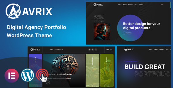 [Download] Avrix – Digital Agency Portfolio WordPress Theme 