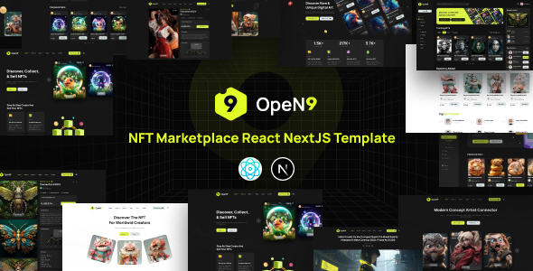 Nulled Open9 | NFT Marketplace React NextJS Template free download