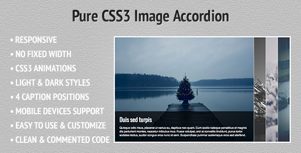 Download Pure CSS3 Image Accordion Nulled 