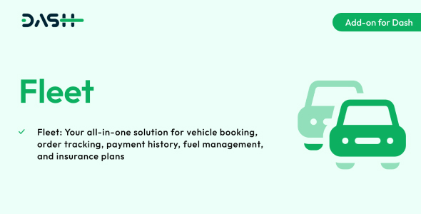 [Download] Fleet Vehicle Management System – Dash SaaS Add-on 