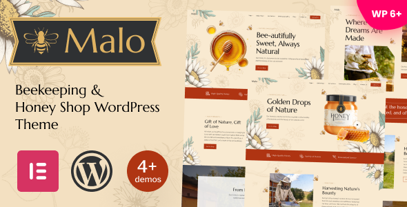 Nulled Malo – Beekeeping & Honey Shop WordPress Theme free download