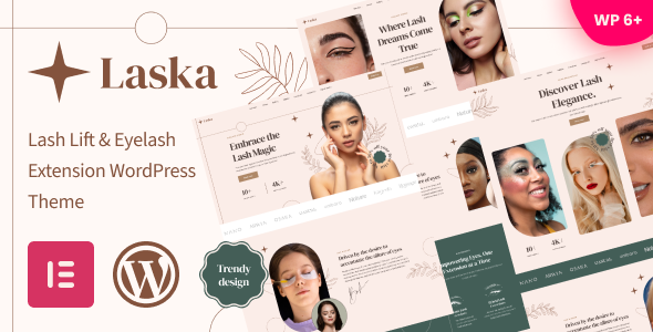 Nulled Laska – Lash Lift & Eyelash Extension WordPress Theme free download