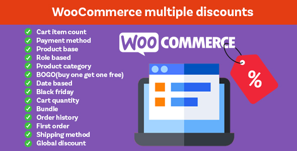 Nulled WooCommerce multiple discounts – Optimal discount management solution free download